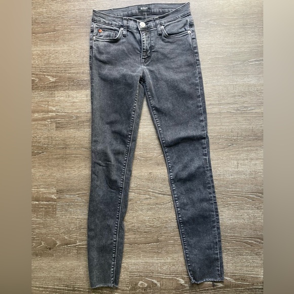 Hudson Natalie Super Skinny Jeans Grey Size 25 - Picture 3 of 5
